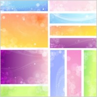 Free flowery vector backgrounds 04