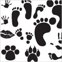 Free Foot,Hand,Lips Print Vectors