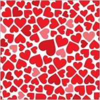 Free Hearts Background Vector
