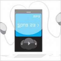 Free MP3 Player Vector Graphic