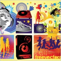 Free Music Party Vectors