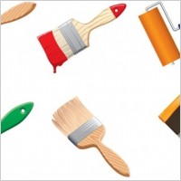 Free Paint Brushes Vector Graphic