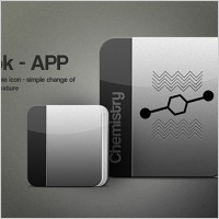 Free PSD Book App Icon