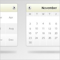 Free psd Calendar mockup