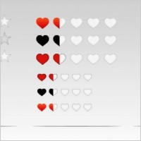 Free PSD Rating Elements and Icons