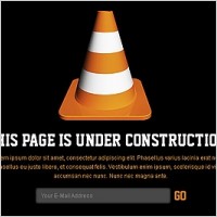 Free PSD Under Construction Page