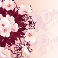 Free Rain Flowers Vector Graphic