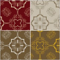 Free seamless flower pattern