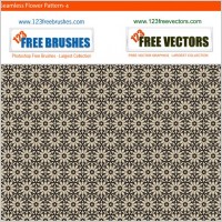 Free seamless flower pattern