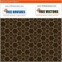 Free seamless flower pattern