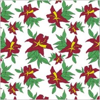Free seamless flower pattern