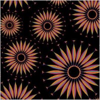 Free seamless flower pattern