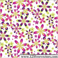 Free Seamless Flower Pattern
