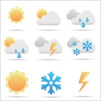 Free Simple Vector Weather Icon
