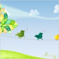 Free Singing Birds Vector