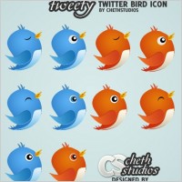 Free Twitter Bird Icon pack icons pack