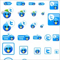 Free Twitter Icons icons pack
