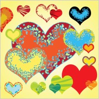 Free Valentine Hearts Vectors