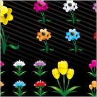 Free vector art flowers