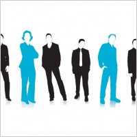 

								Free Vector Business Silhouettes							