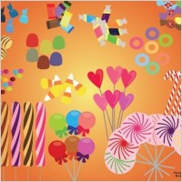 Free Vector Candies and Sweets