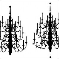 Free Vector Chandelier