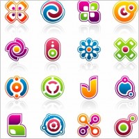 Free Vector Colorful Business Design Elements
