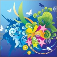 Free Vector Fashion Floral Design
