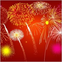 Free Vector Fireworks