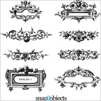 Free Vector Floral Ornaments Pack 03