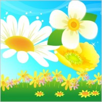 Free Vector Flowers 08