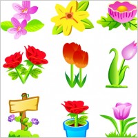 Free Vector Flowers