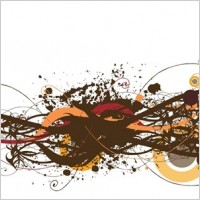Free Vector Grunge Floral Background
