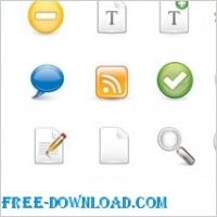 Free Vector Icon Set 1 Containing 25 Icons