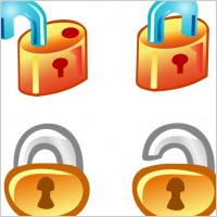 Free Vector Lock Icons