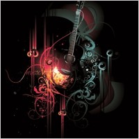 Free Vector Musical Theme of the Trend of Illustration 3