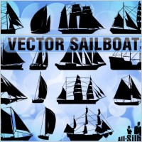Free Vector Sailboats