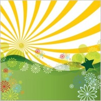 Free Vector Summer Landscape
