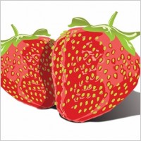 Free Vector Tasty Strawberries