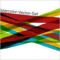 Free Watercolor-Vector-Set