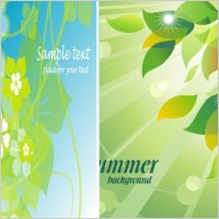 fresh summer flowers vector background 4 mirage
