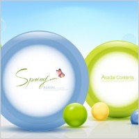 fresh threedimensional color vector 1 ring