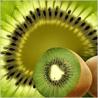 Fruit - kiwifruit psd layered material