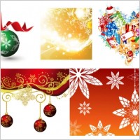 fun christmas element vector