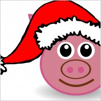 Funny Pictures Santa Claus on Cochon Gratuit Vecteur Pour Le T  L  Chargement Libre  Environ 72