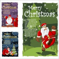 funny santa claus vector