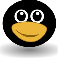 Funny tux face