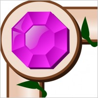 Game Map Ivy Border Corner clip art