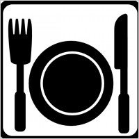 Geant Pictogram Restaurant clip art