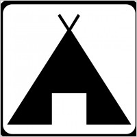 Geant Pictogramme Camping clip art